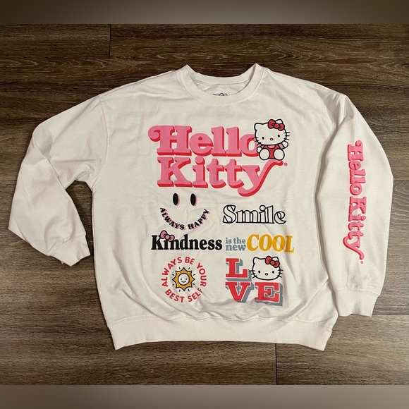 Hello Kitty | Sanrio | Graphic Crewneck Sweatshirt Size XL - Picture 2 of 5